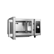Equipment Countertop Commercial Microwave Oven with Dial by Midea – .9 cu ft, 0.9 cubic_feet, Stainless Steel, Model 1025F0A