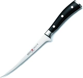 Wüsthof Classic IKON Fillet Knife, One Size, Black, Stainless