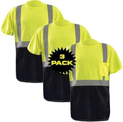 OccuNomix Classic Standard Dual Stripe Short Sleeve Wicking Birdseye T-Shirt