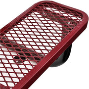 Global Industrial Red / 62 inches x 48 inches x 29.5 inches / Industrial Picnic Tables