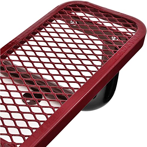 Global Industrial Red / 62 inches x 48 inches x 29.5 inches / Industrial Picnic Tables