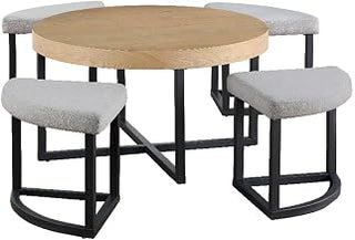 Steve Silver Magnolia Nesting Table in Black