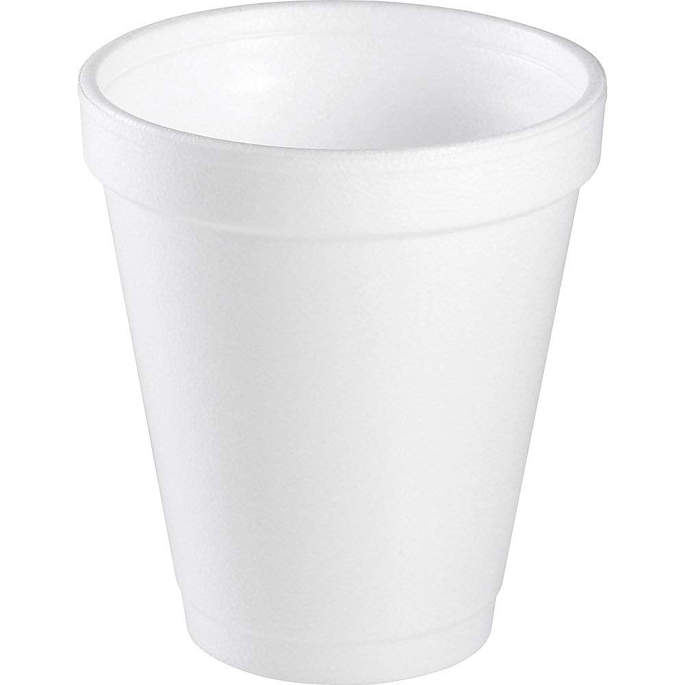 DART White / 6.0 ounces / 25 Count (Pack of 40) Cups