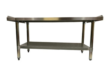 Heavy Duty Stainless Steel Equipment Grill Stand 30” x 30” | NSF Certified | Commercial Grade Table for Grills by KPS – Stainless Steel,Steel, Silver