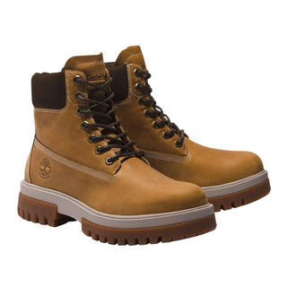 Men's Arbor Road 6 Inch Waterproof Boot by Timberland – 7, Leather, Wheat Full Grain