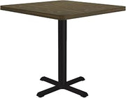 Correll Cafe and Breakroom Table with Walnut Finish BXT24S-01-09-01