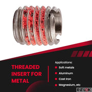 E-Z LOK 7/16"-14 IT, 5/8"-11 ET, 0.656" L / 5 / Pack of 5 Thread Locking Inserts