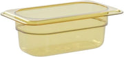Cambro 92HP150 Amber 1/9 Size High Heat 2-1/2" H-Pan