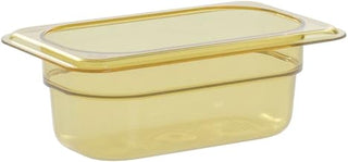 Cambro 92HP150 Amber 1/9 Size High Heat 2-1/2" H-Pan