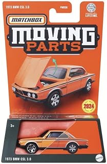 Matchbox Moving Parts 1973 BMW CSL 3.0 (Orange)