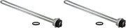 Rheem UV12899 Heating Element, 2 Count, Silver, Push Button Actuator, Manual Operation