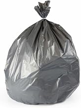 RePrime H56G Low-Density Can Liner, 44 x 55, 56-Gallon, 1.6 Mil, Gray (Case of 100)