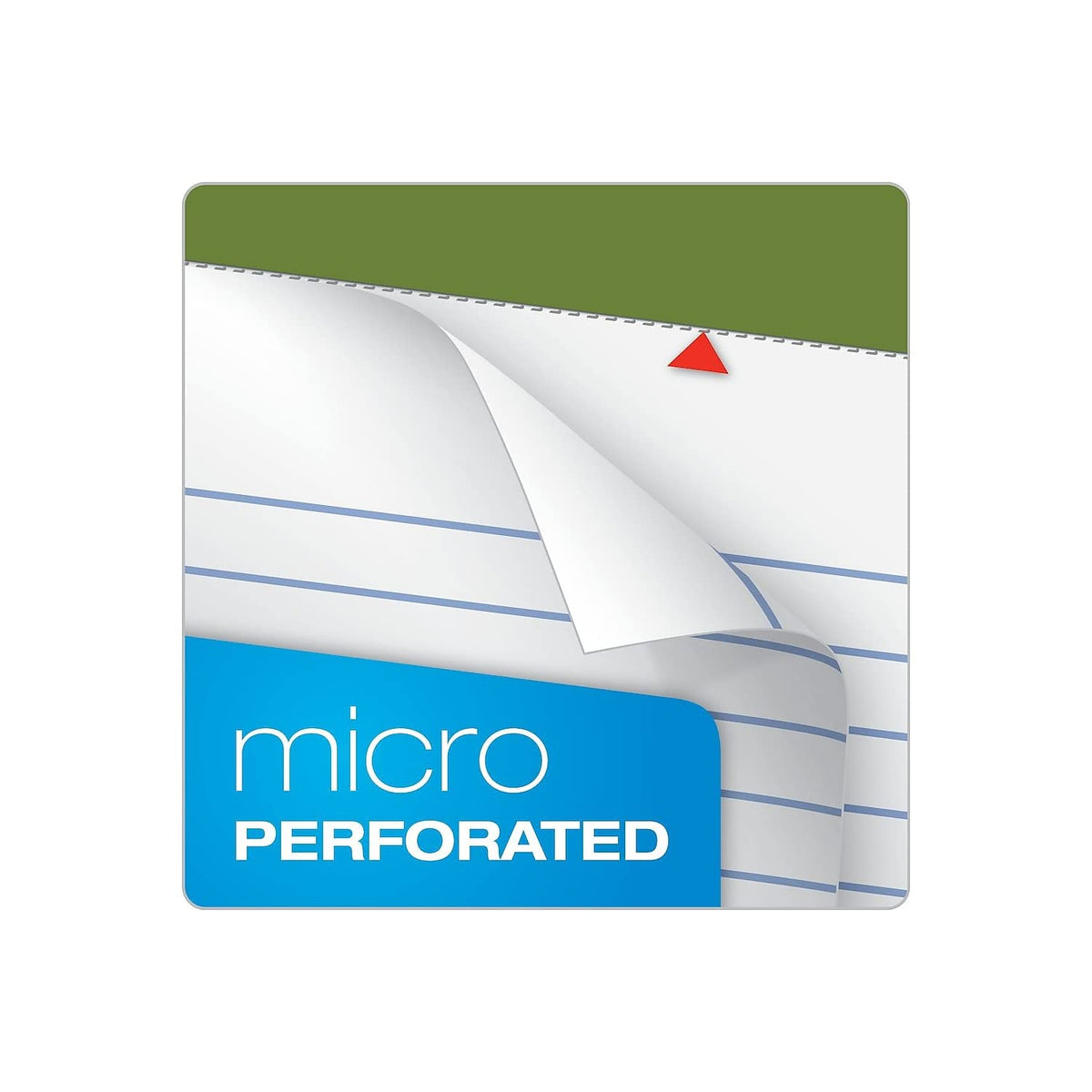 Earthwise Recycled Writing Pad by Ampad – white, Model TOP20172