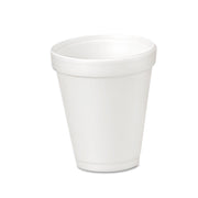 DRC4J4 Drink Foam Cups by DART – 4 Ounces, 4.0 fluid_ounces, foam, White