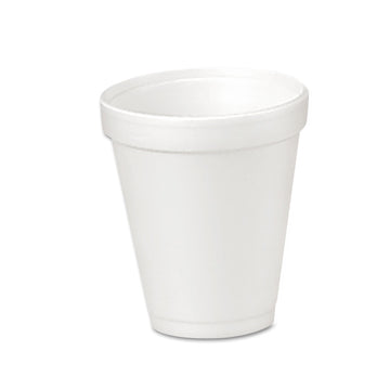 DRC4J4 Drink Foam Cups by DART – 4 Ounces, 4.0 fluid_ounces, foam, White