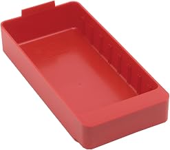 Quantum Storage Systems QED401RD Super Tuff Euro Heavy Duty Parts Organizer Red Bins 12" L x 6" W x 3" H 24 Pack