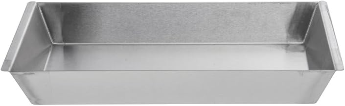 HUBERT Food Display Pan Stainless Steels with Rim Tapered - 15"L x 6"W x 2"H