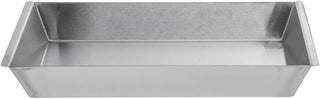 HUBERT Food Display Pan Stainless Steels with Rim Tapered - 15"L x 6"W x 2"H
