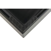 Cerve Collection Black Melamine Replacement Top for Rectangular Riser - 10 1/2"L x 6 2/5"W by HUBERT – Melamine, Black, Model 98771