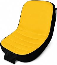 Lawn Mower Seat Cover for Dixie Chopper XCaliber Twin 2012-2026, Riding Mower Cushion Protector with Storage Pockets, Waterproof Tractor Cover for Lawn Tractor Seats