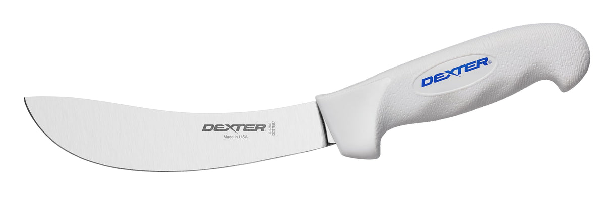 Russell Skinning Knife by Dexter – 6", Carbon Steel, White, Model 12-6MO