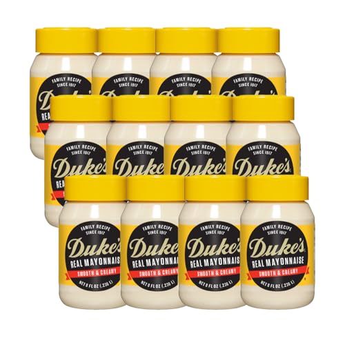 DUKE'S Real Mayo / 8 Ounce (Pack of 12) / 12 Mayonnaise