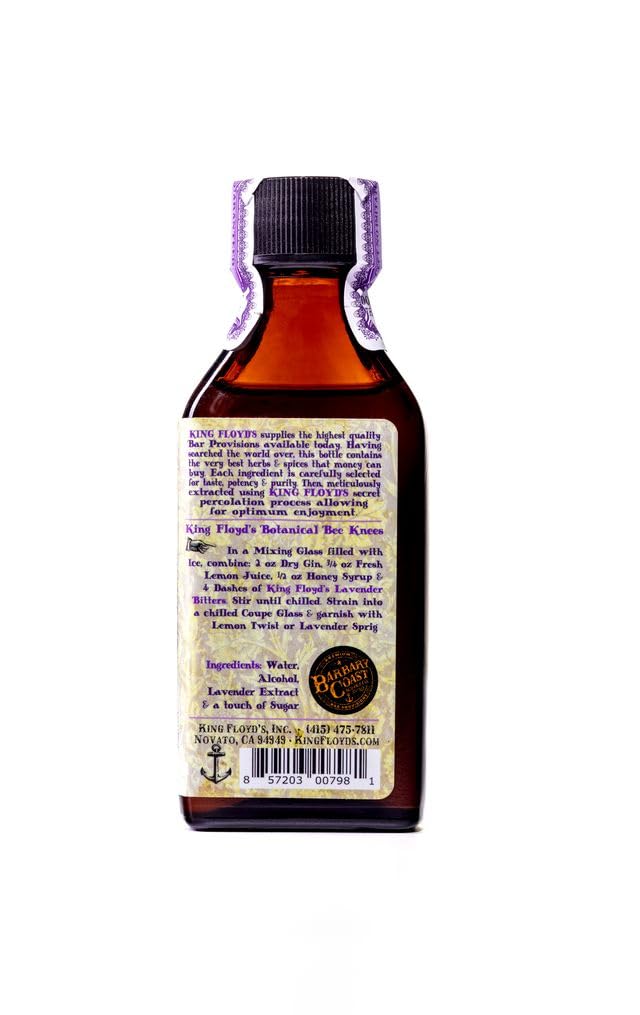 Lavender Bitters (100 ml) by King Floyd's – 3.4 Fl Oz (Pack of 1)