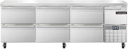 CRA93-D Refrigerated Base Worktop Unit, 93" W, With Drawers