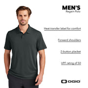 Unisex Regain Polo - Athletic Polo Shirt by OGIO – Arctic Mist, Model OG170