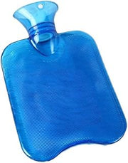Hot Water Bottle Bag Hotpack for Pain Relief from Headaches, Cramps, Arthritis, Back Pain, Sore Muscles(Transparent Maca Blue,3000ML)