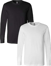 BELLA+CANVAS 3501-Black/3501-White-2XL-2pk Default Title 2XL