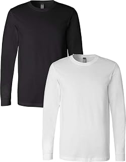 BELLA+CANVAS 3501-Black/3501-White-2XL-2pk Default Title 2XL