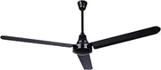 Canarm 60" Black Weatherproof Industrial Ceiling Fan – High-Performance DC Motor – Wall Control – Ideal for Outdoor Patios, Warehouses & Gyms
