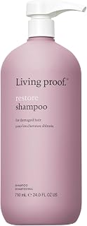 Living Proof Restore Shampoo, Sulfate Free, Repairs Damaged or Dry Hair, Strengthens, Reduces Breakage, Adds Shine, Softness, Manageability, Color Safe, Professional Salon Formula