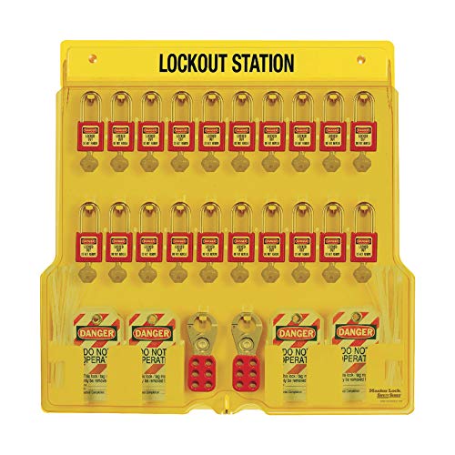 Master Lock Includes 20 Zenex Padlocks / Yellow / Modern Keyed Padlocks