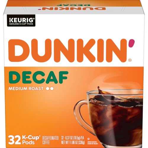 Dunkin' Dunkin' Decaf / 32 Count (Pack of 1) / 1 Single-Serve Capsules & Pods