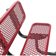 Global Industrial Red / Onesize / Industrial Picnic Tables