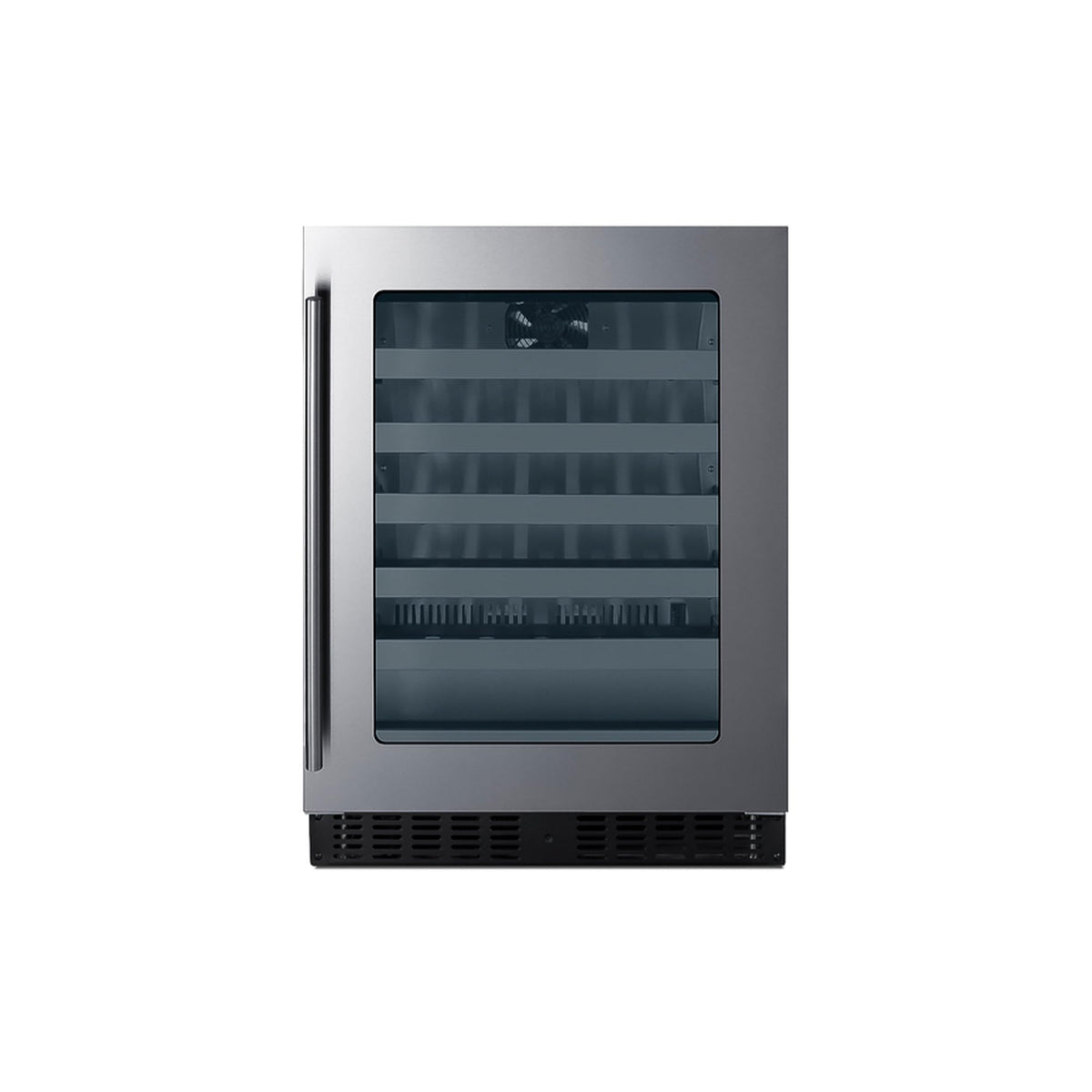Summit Appliance Stainless Steel / 32.0" H x 23.38" W x 17.75" D / 3.25 cubic_feet Built-In Wine Cellars