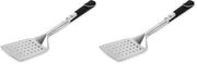 Grills Boss Soft Touch Spatula Black/Silver (Pack of 2) by PIT BOSS – Pack of 2, Stainless Steel, Black/Silver, Pack of 2, Model 67384