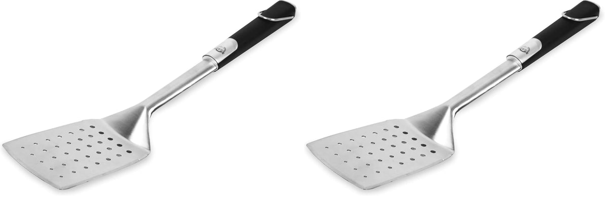 Grills Boss Soft Touch Spatula Black/Silver (Pack of 2) by PIT BOSS – Pack of 2, Stainless Steel, Black/Silver, Pack of 2, Model 67384