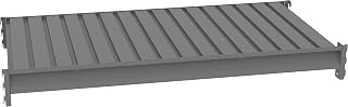 Tennsco BU-7236W-MGY Bulk Storage Rack Extra Shelf with Wire Decking, 72" Width, 36" Length, Medium Grey