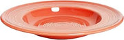 Tuxton China CND-120 Pasta Bowl, 24-1/2 oz., 12" Diameter x 2" H, Round, Microwave and Dishwasher Safe, Oven Proof, Fully Vitrified, Ceramic, Concentrix, Cinnebar, Pack of 6