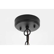 Amaris LED Outdoor Pendant Black by Lighting Design – Aluminium, Iron, and Glass, Black, Model OD604H15BK