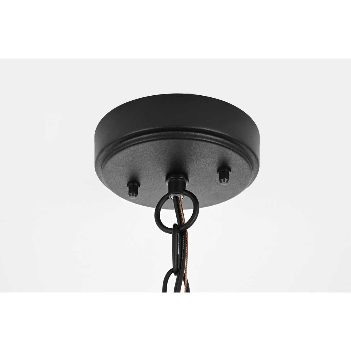Amaris LED Outdoor Pendant Black by Lighting Design – Aluminium, Iron, and Glass, Black, Model OD604H15BK