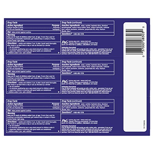 Crest Arctic Fresh / 4.1 Ounce (Pack of 6) / 1 Toothpaste
