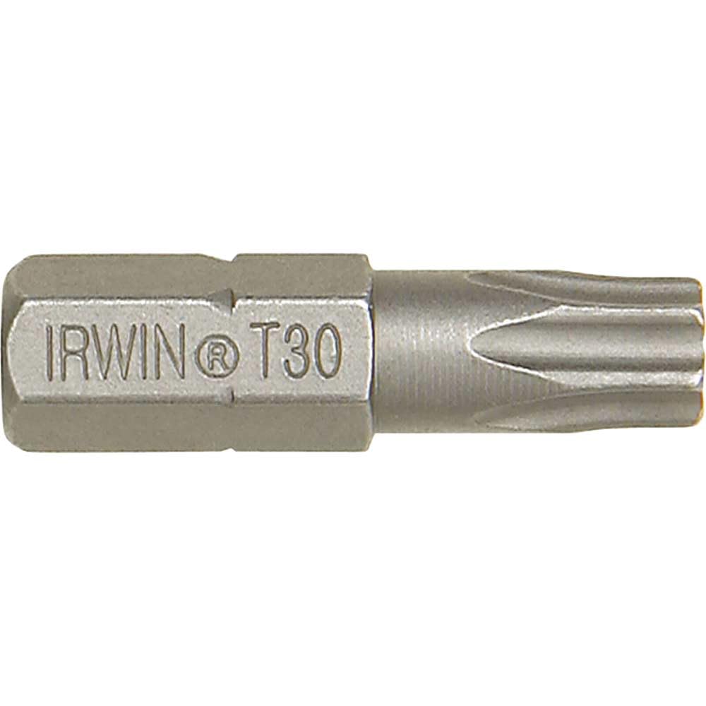 10504353 Torx T20 x 25mm Screwdriver Bits (10 Pieces) by IRWIN – T20 x 25mm Pack of 10, S2 Steel, Multicolored, Model IRW10504353