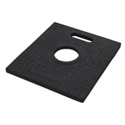 Portable Reflective Delineator Post with Square Base by Global Industrial – Polyethylene, Orange, Black, Model 670681