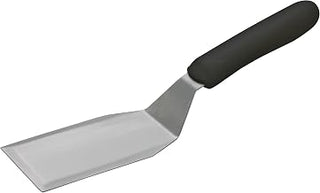 Winco 5" x 3" Black Griddle Spatula/Turner