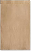 Bagcraft 300100 EcoCraft 6.5 in. x 8 in. Grease-Resistant Sandwich Bags - Natural (2000/Carton)