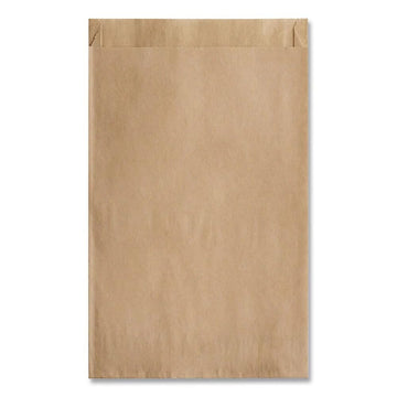 Bagcraft Papercon Bagcraft 300100 EcoCraft 6.5 in. x 8 in. Grease-Resistant Sandwich Bags - Natural (2000/Carton)